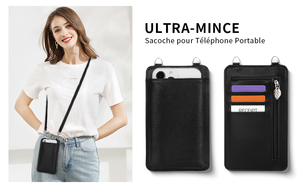 Pomelo Best Handytasche zum umhängen Damen Handy Geldbörse mit