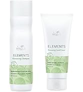 Wella Professionals Elements Renewing Shampoo & Conditioner Set, Sulfate & Silicone Free, Instant...