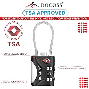 tsa lock number lock