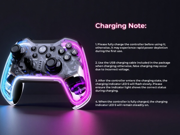 Amazon.com: Wireless Switch Pro Controller with Hall Effect