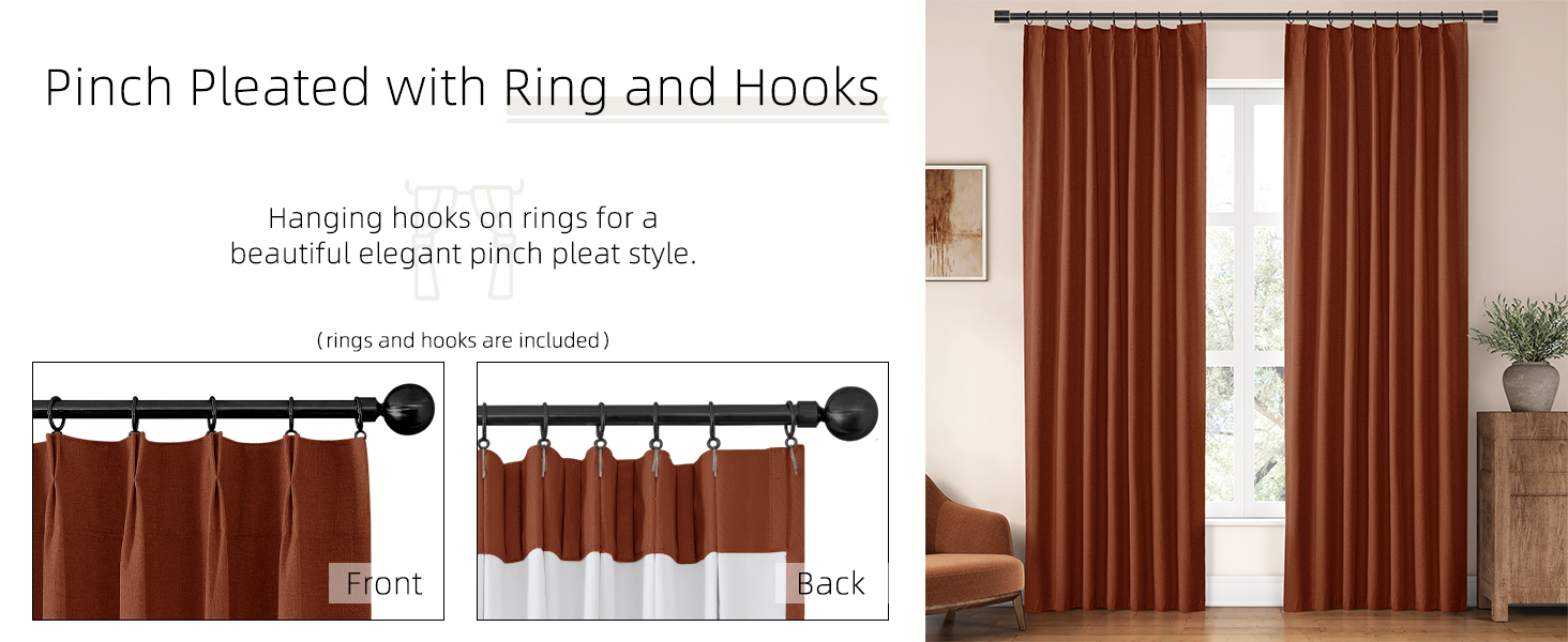 linen curtains