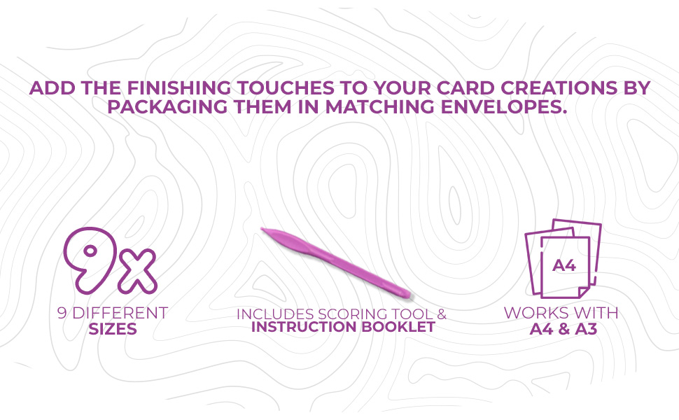 Crafter's Companion ENV The Enveloper Pro Anzeigetafel LilaPurple