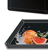 Flexible Plastic Cutting Boards for Kitchen, WK Foldable Cutting Board Mats with Juice Grooves, N...