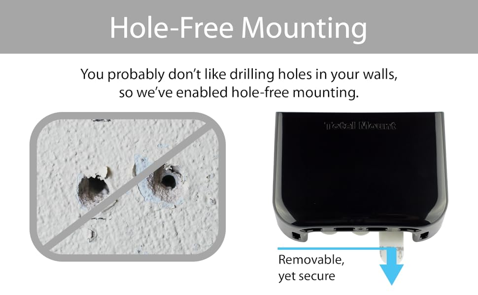 TotalMount Hole-Free Remote Holder