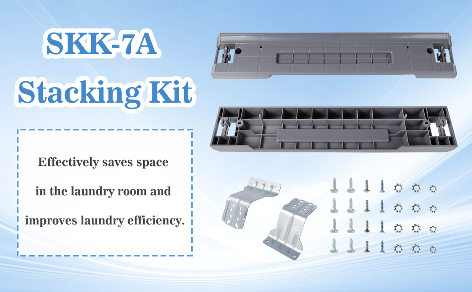 Upgraded SKK7A Laundry Stacking Kit Replacement Fit for Samsung 27 Inch Front Load