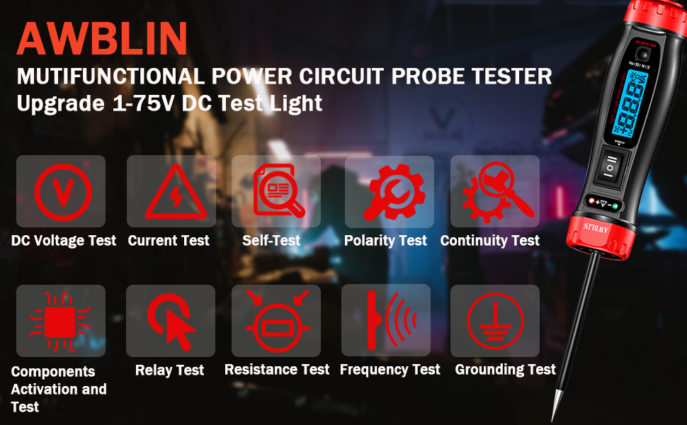 AWBLIN POWER CIRCUIT PROBE TESTER