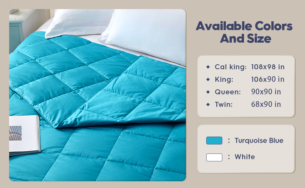 Globon Lightweight Down Blanket King Size,Cooling Summer