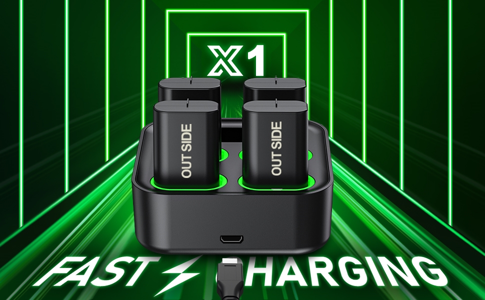 HEYLICOOL Battery Packs Rechargeable for Xbox Series XS/Xbox One