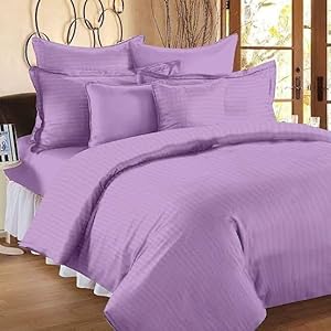 STRIPED SATIN BEDSHEET