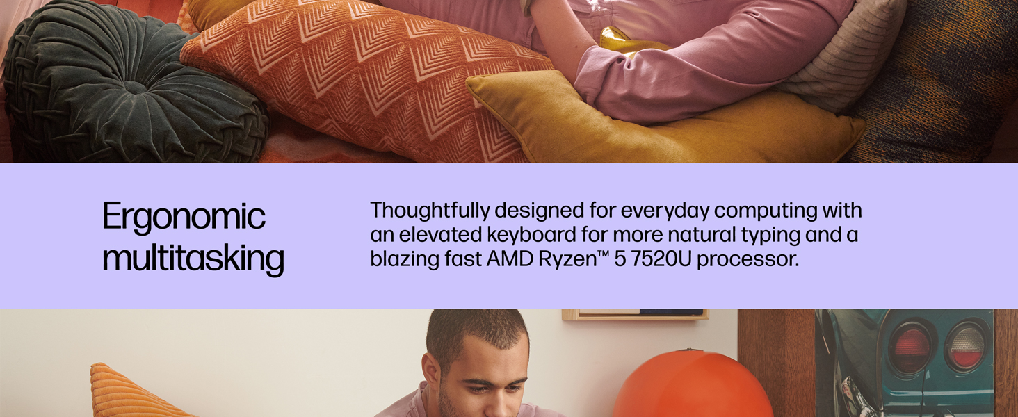 amd ryzen 5 processor ergonomic multitasking work job office hybrid remote everyday daily use
