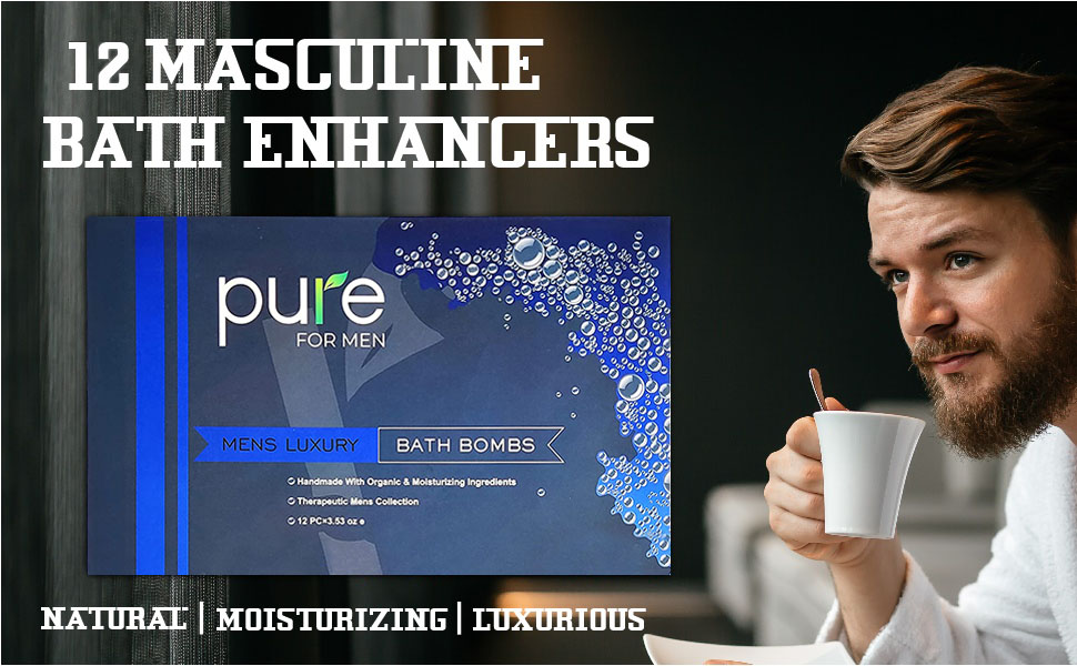 24 masculine bath enhancers