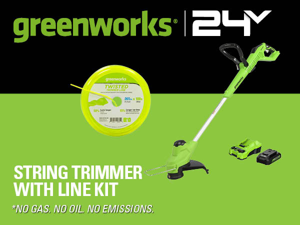 Amazon.com : Greenworks 24V 12” TORQDRIVE String Trimmer