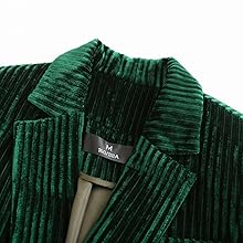 notched lapel turn down collar velvet high quality