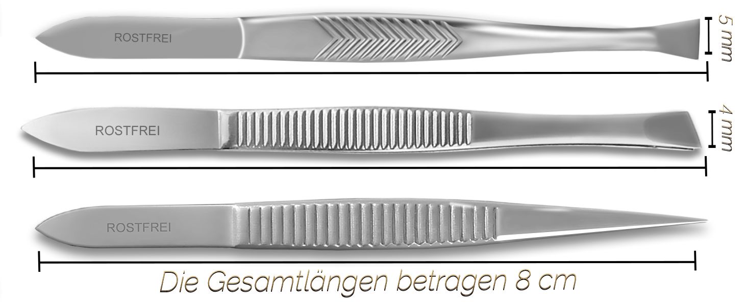 Zupfpinzetten Set Pinzetten Beauty Haarzupfpinzette Augenbrauen
