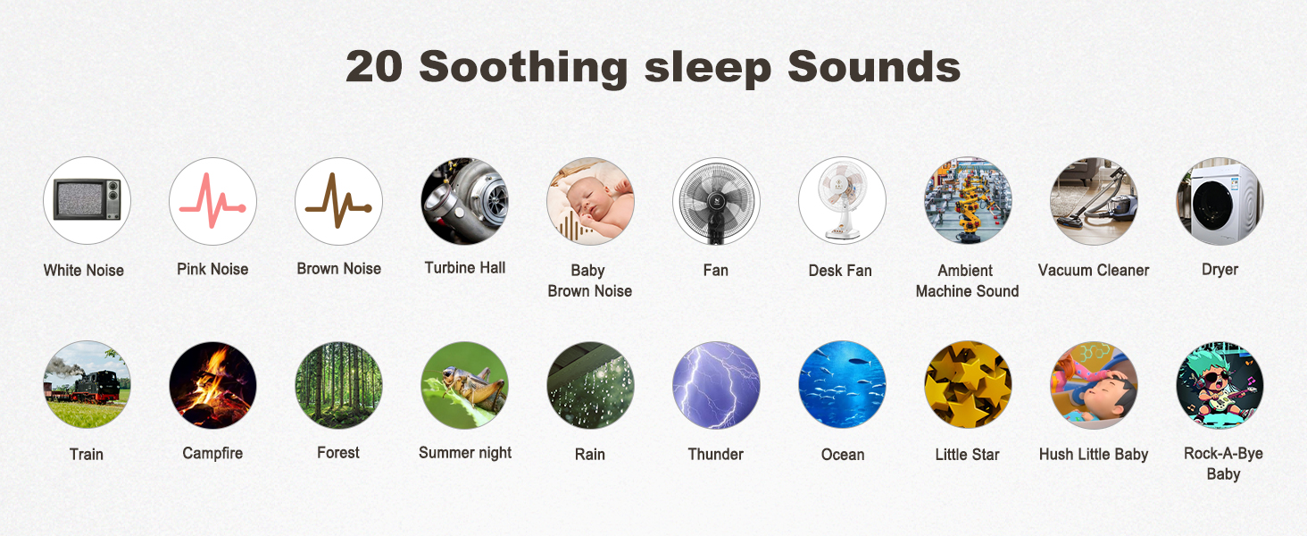 WHITE NOISE ALARM CLOCK