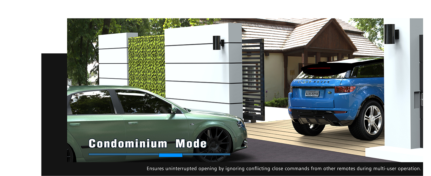 safe opening delay timer for MJ-400 automatic sliding gate opener