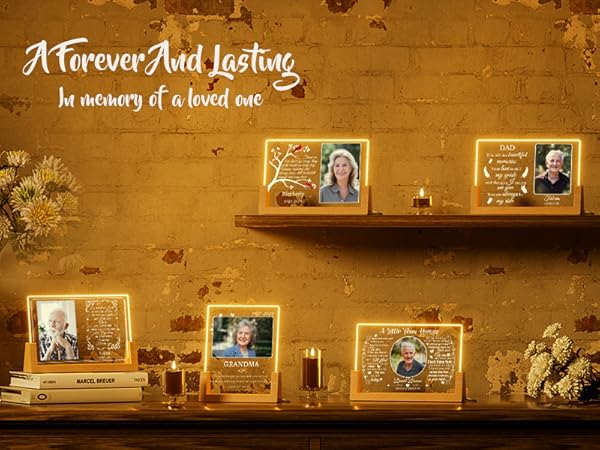 Bemaystar Personalized Memorial Gifts for Loss of Mom, In