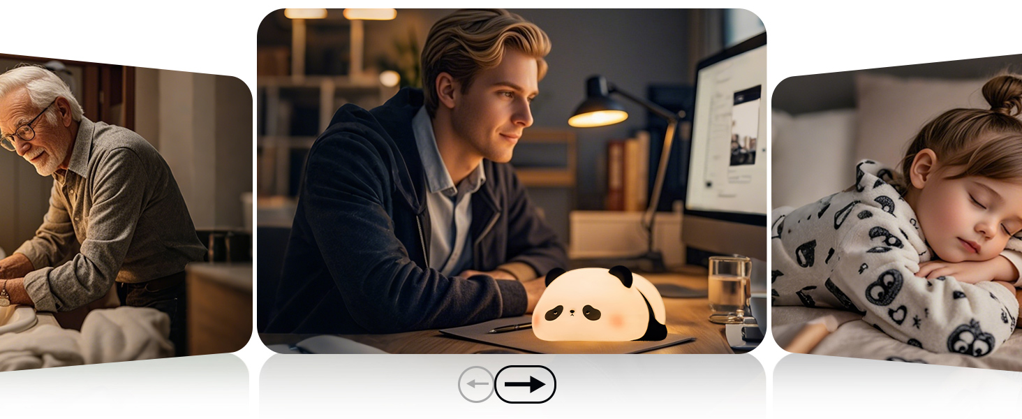 panda night light