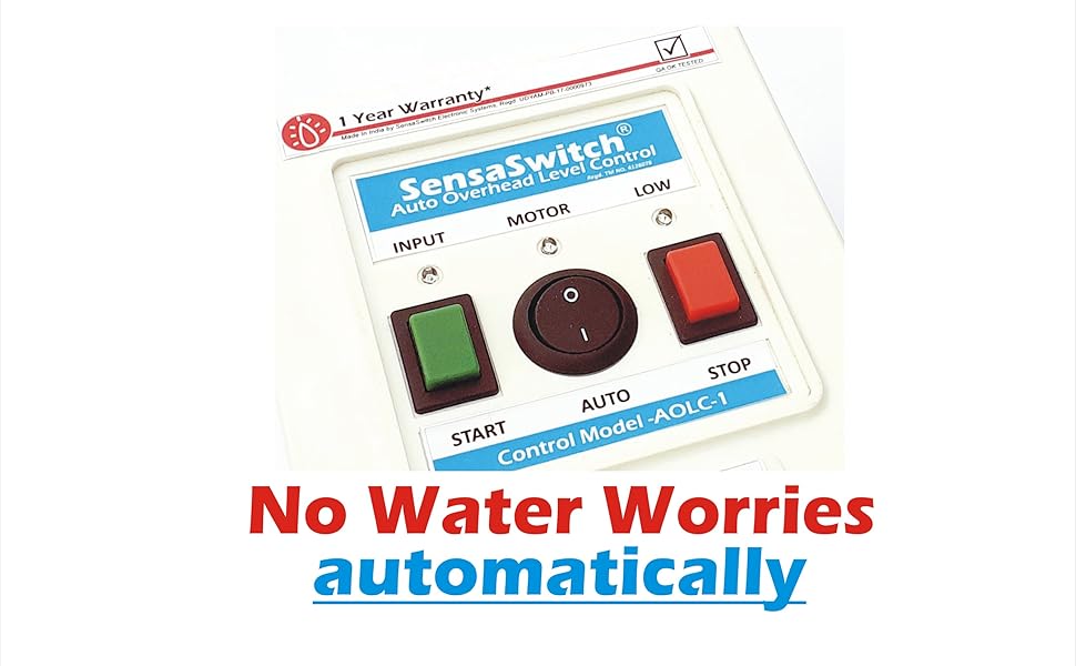 SensaSwitch Auto Overhead Level Control Model AOLC1, Auto Start at