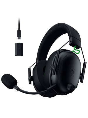 ワイヤレスヘッドセット ブラック Razer レイザー BlackShark V2 HyperSpeed 有線USB/無線USB