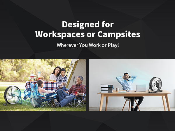 large rechargeable fan