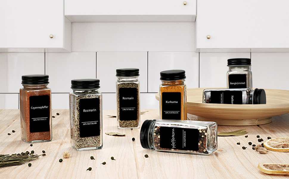 25 Gewürzdosen set mit Allem Zubehör