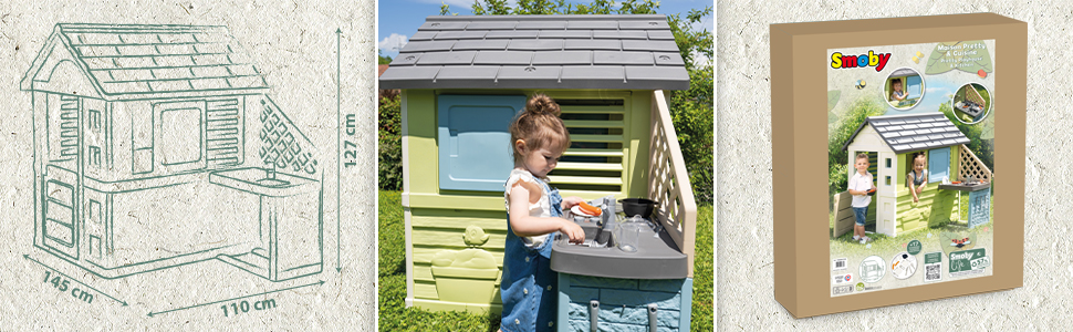 Smoby Life Maison Pretty + Cuisine d'été 10 3