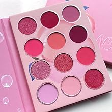 Lidschatten Paletten Makeup Paletten Matt Schimmer Vegan Pigmentiert Make Up Lila Lidschatten Palette