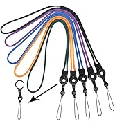YOUOWO 5 Pack Lanyards Detachable Neck Lanyard for Pen Phone id Badges Holder Keys Office Name Ba...