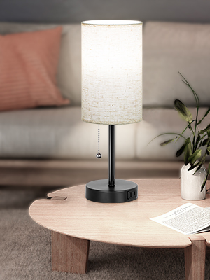 Bedside Table Lamps Set of 2
