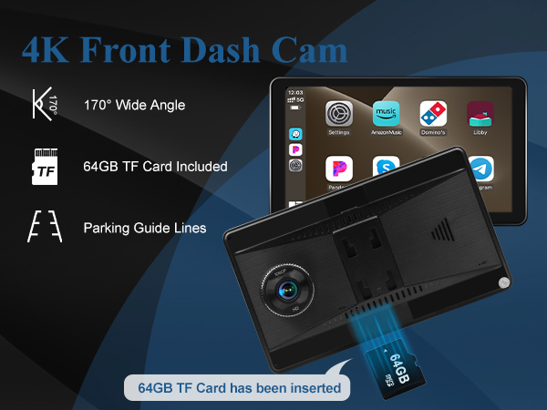 Apple - maruyama4812 Amazon.com: Portable Apple Carplay Screen for Car, 7