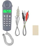 C019 Phone Telephone Butt Test Tester, Telephone Phone Line Network Cable Tester, Support FSK DTM...