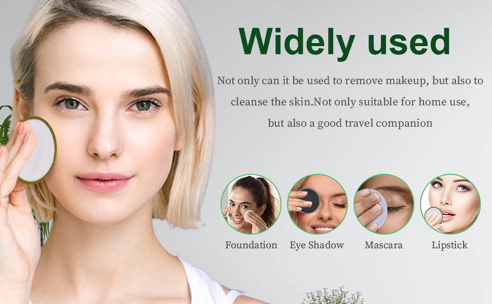 Herbruikbare make-up remover pads