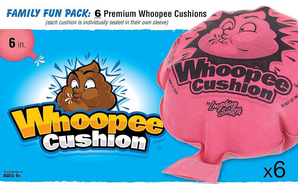 Laughing Smith Whoopie Cushion Family Pack (6Pack, 6