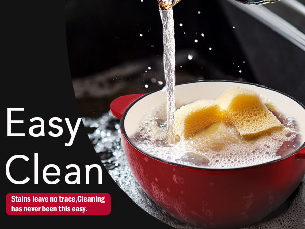 CAST IRON FONDUE POT