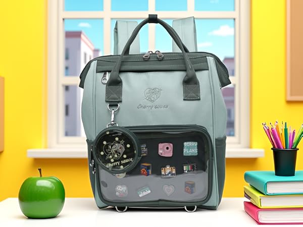 ❀みい❀バッグ5点 Amazon.com | CHERRY SAUCE Ita Bag Pin Kawaii Cute Display Mommy