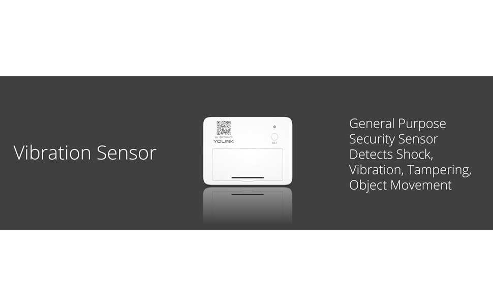 YoLink Smart Vibration & Shock Sensor, Generator, Pump