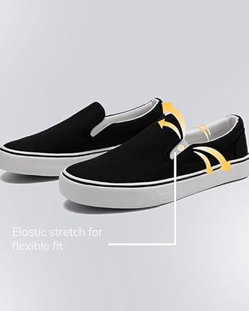 Low-Top Slip Ons Women&#39;s Fashion Sneakers Casual Canvas Sneakers for Women Comfortable Flats
