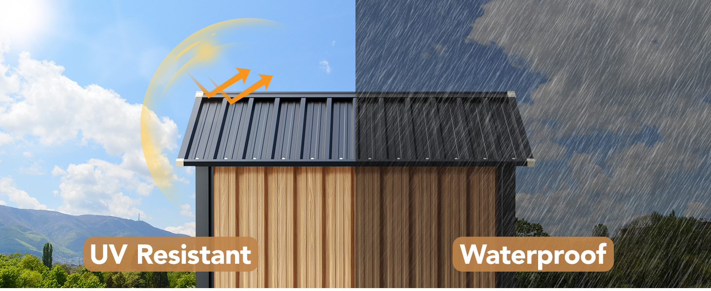 6X4FT Garden Storage Shed