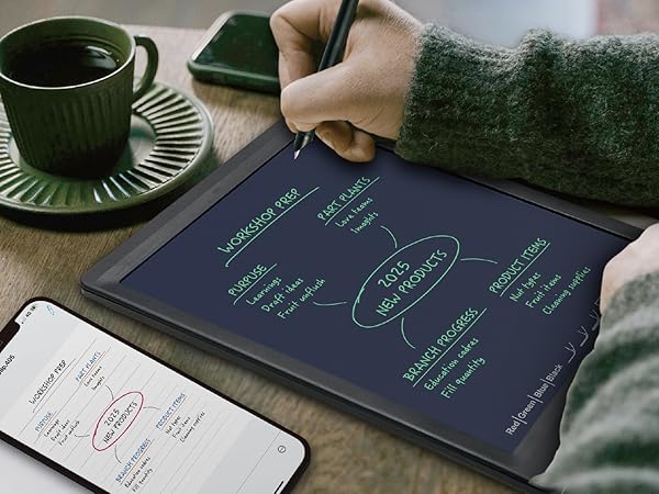 smart pen and notebook