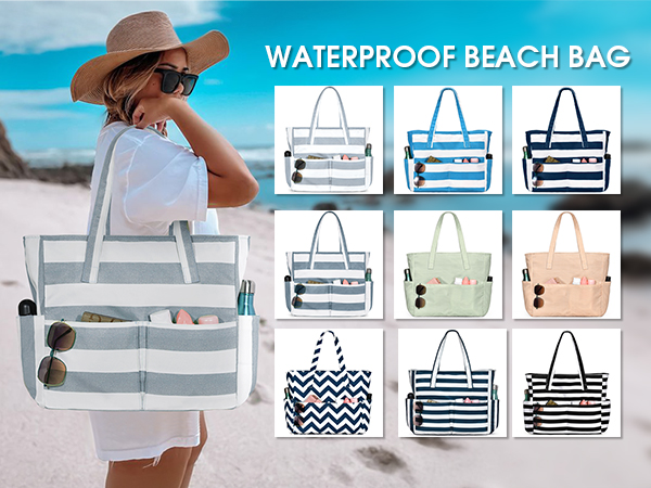 Beach Bags Waterproof Sandproof Large Waterproof Sandproof Beach
