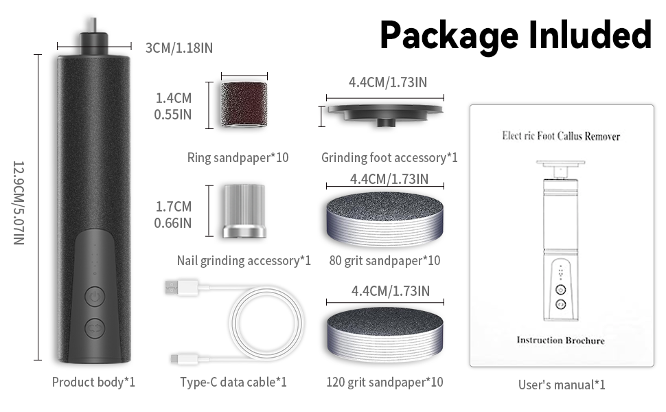 Electric Foot Callus Remover Foot Grinder Foot Sander