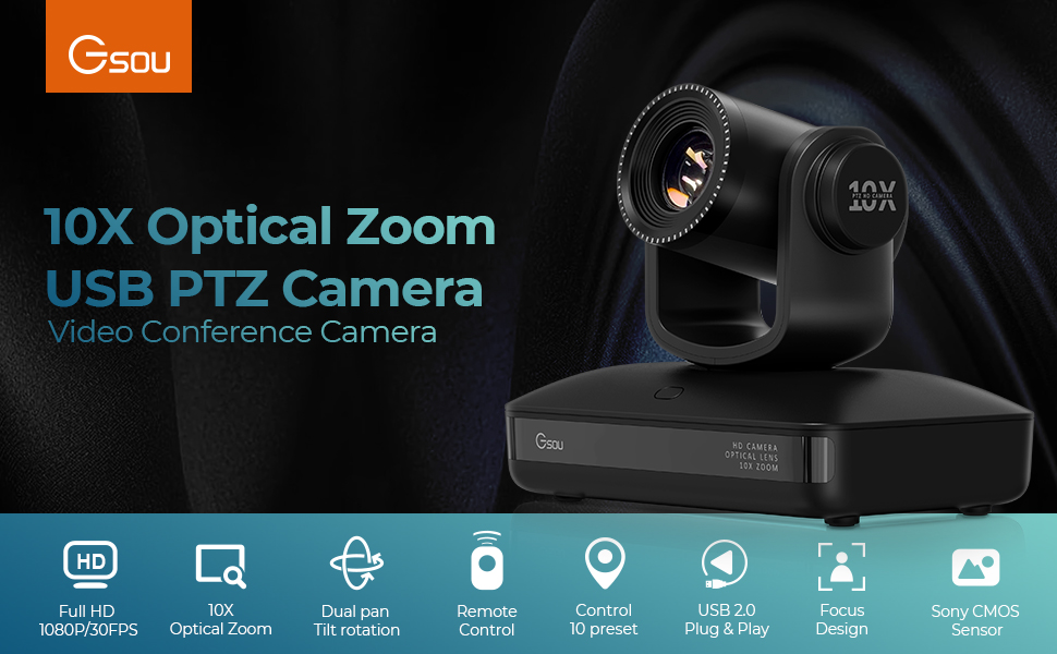 PTZ Camera Full HD 1080P Video Conference Camera