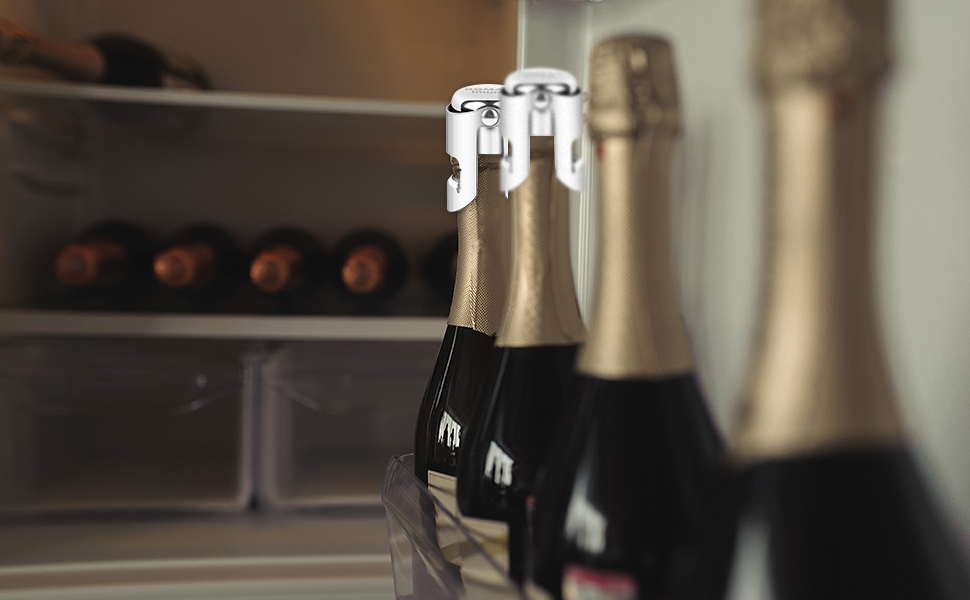 Amazon.com: Champagne Sealer Stopper, BGMAX 3 Pack Stainless