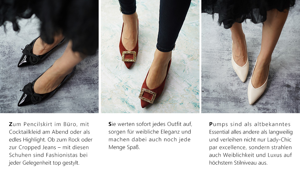 Elegante bequeme Schuhe für Frauen