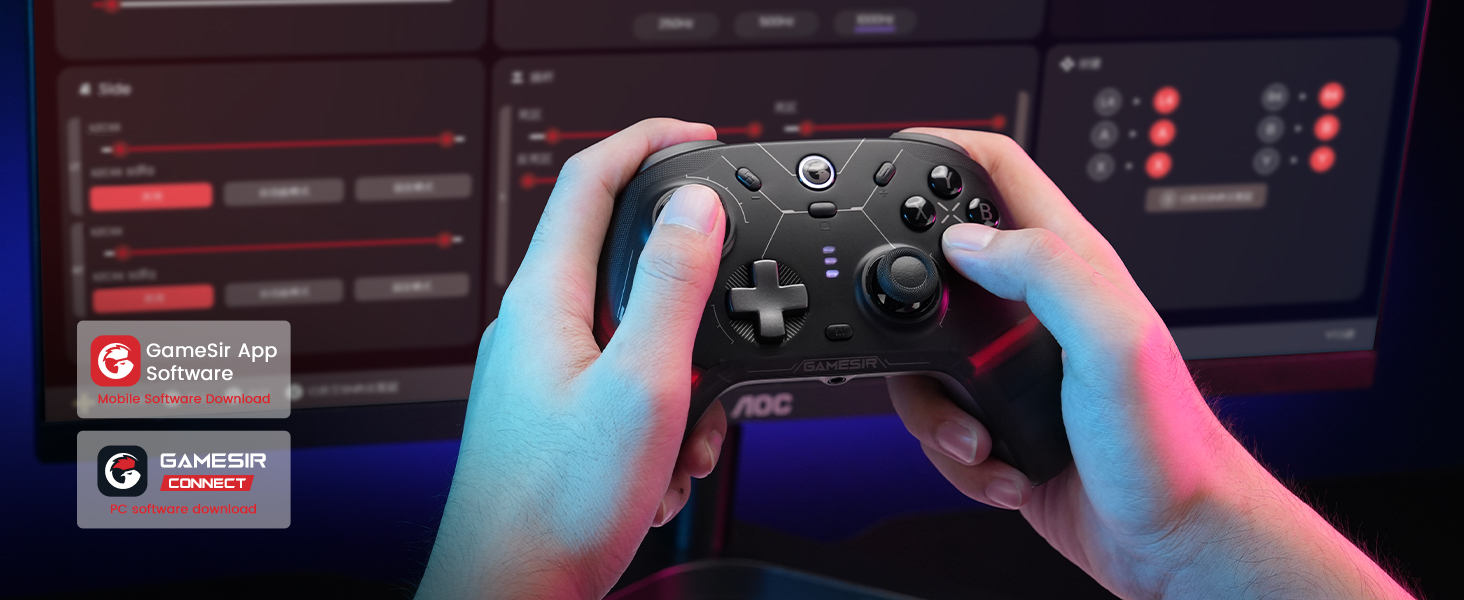 GameSir Cyclone 2 PC Controller MagRes TMR Sticks 1000Hz Report Rate Hall & Micro 2