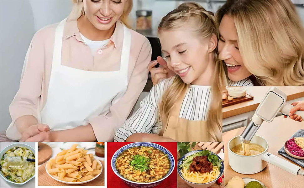 Wireless handheld electric noodle machine