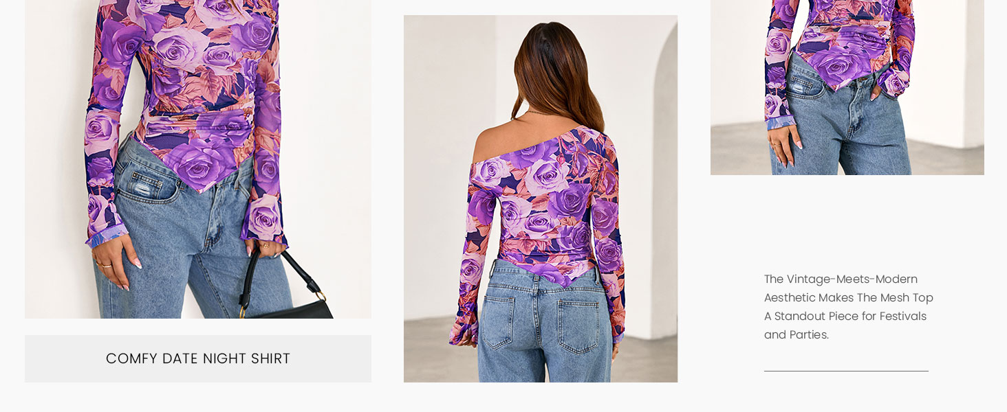 Tie Dye Shirt Women,Asymmetrical One Shoulder Tops,Fall Blouses for Women