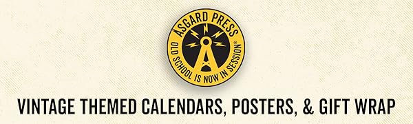 Asgard Press Vintage Themed Calendars, Posters, &amp; Gift Wrap