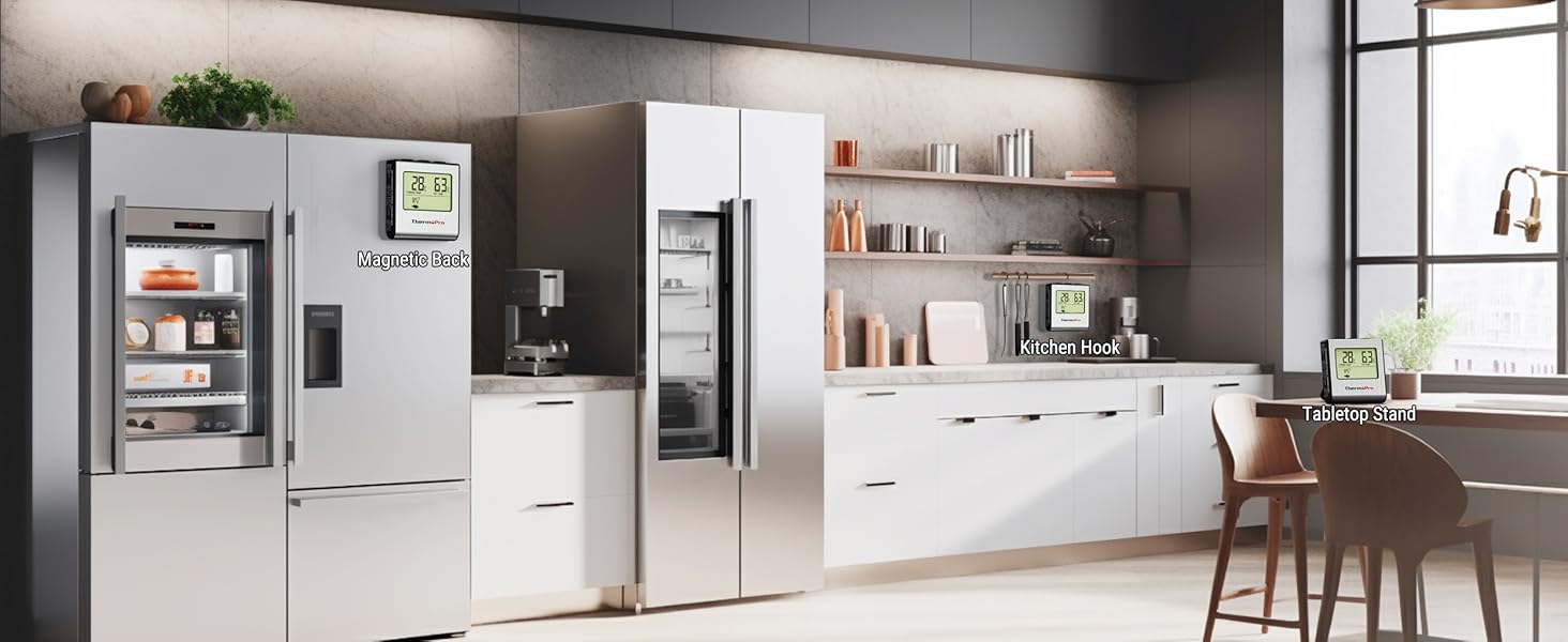 ThermoPro TP16 Digital Meat Cooking Thermometer with Stainless Steel ...